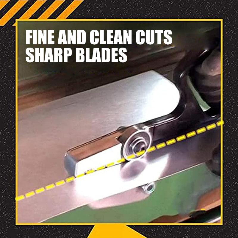 Manual Metal Plate Cutter with Steel Body, Dual Round Blades, 300g