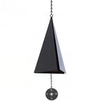 20-Inch Recycled Steel Outdoor Wind Chime with Compass Windcatcher