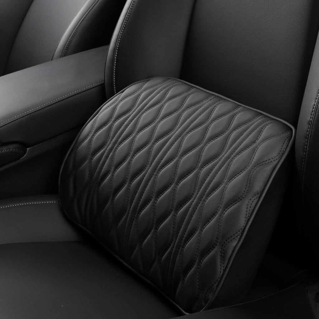 Travel Pillow Set with Leather Covers and Memory Foam