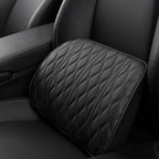 Travel Pillow Set with Leather Covers and Memory Foam