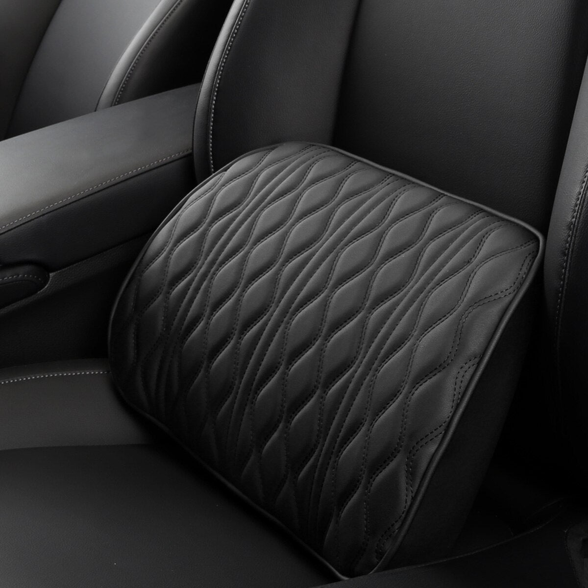 Travel Pillow Set with Leather Covers and Memory Foam