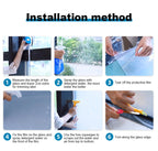 One-Way Imitation Blinds Privacy Window Film, Adhesive, 15.7 x 39.4 in