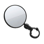 360° Rotatable Bicycle Rearview Mirror, Round or Oval, Handlebar Mount