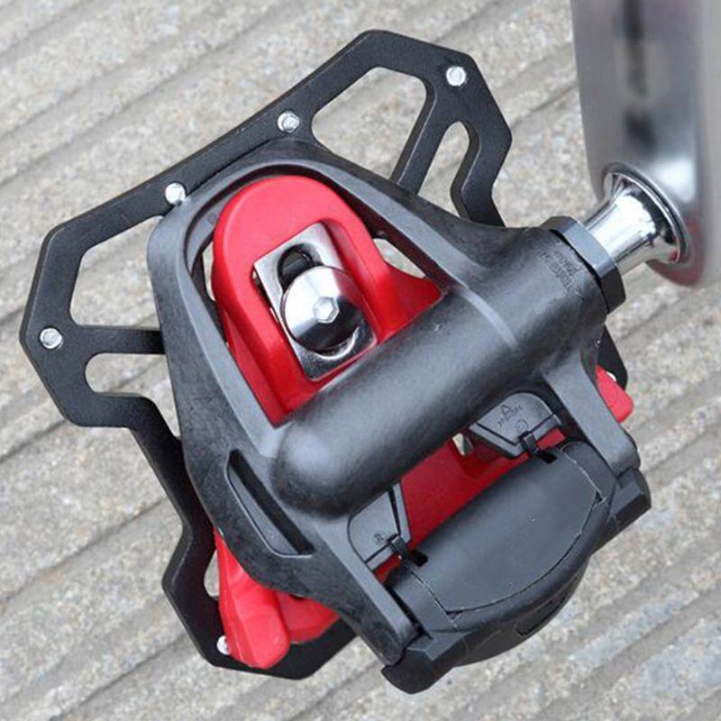 Aluminum Alloy Clipless Pedal Adapters Without Clips, 90 × 90mm, Pair