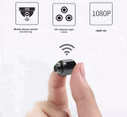 2-Pack Mini WiFi Security Cameras, 1080p, 140° Wide Angle