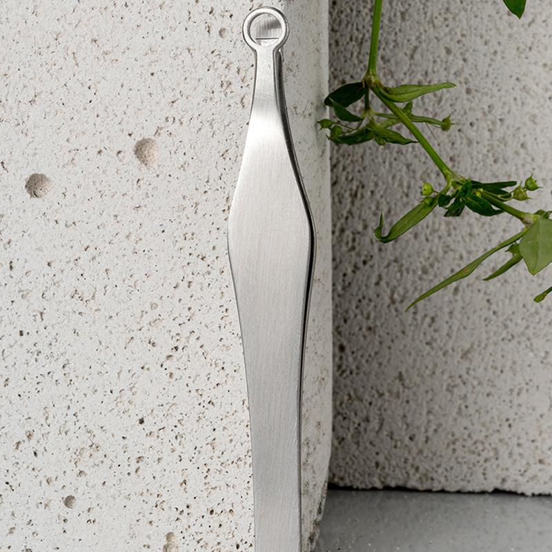 Manual Stainless Steel Nose Hair Trimmer Tweezers, 9.4 cm
