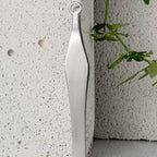 Manual Stainless Steel Nose Hair Trimmer Tweezers, 9.4 cm