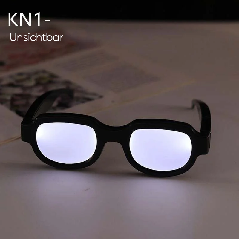 Luminous Glasses, Touch-Activated PC Frame, 40 g for Cosplay and Events