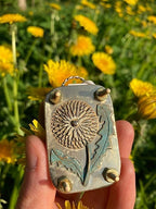 Mini Flower Press, 35 × 50 mm, Silver Sheet and Brass Details