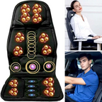 8-Mode Heated Massage Seat Cushion with Neck Pillow for Car & Home, view 2