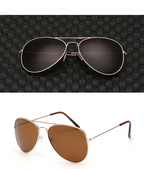 Polarized Aviator Sunglasses with TAC Lenses, Alloy Frame