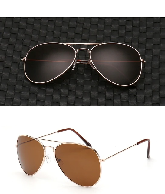 Polarized Aviator Sunglasses with TAC Lenses, Alloy Frame