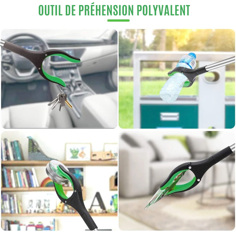 80 cm Adjustable-Angle Grabbing Tool with Built-In Magnet, 2.5 kg Capacity, view 2