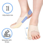 Hallux Valgus Foot Brace with Adjustable Side and Heel Straps