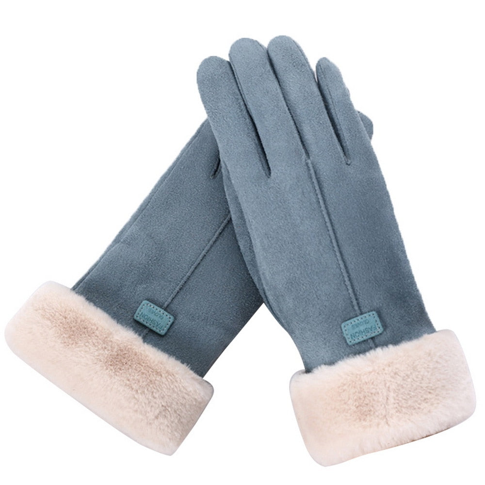 Thermal Winter Gloves with Fleece Lining and Touchscreen Fingers