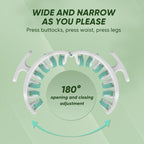 Manual Massage Roller with 360° Rollers, Adjustable Opening and Removable Handle