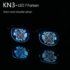 Luminous Glasses, Touch-Activated PC Frame, 40 g for Cosplay and Events