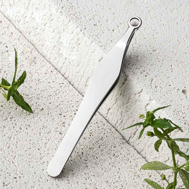 Manual Stainless Steel Nose Hair Trimmer Tweezers, 9.4 cm