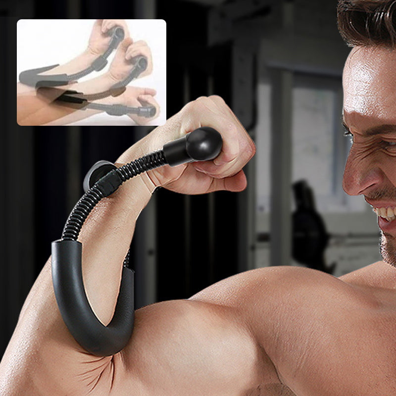 Adjustable Wrist Strengthener for Finger and Forearm Training, Black