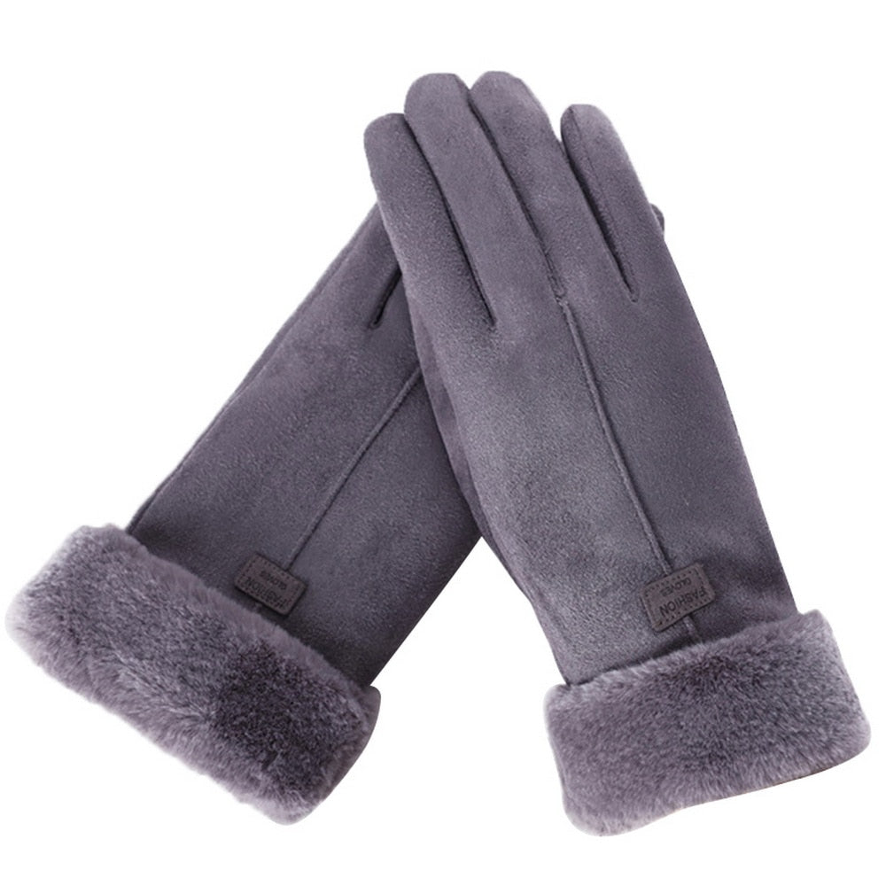 Thermal Winter Gloves with Fleece Lining and Touchscreen Fingers