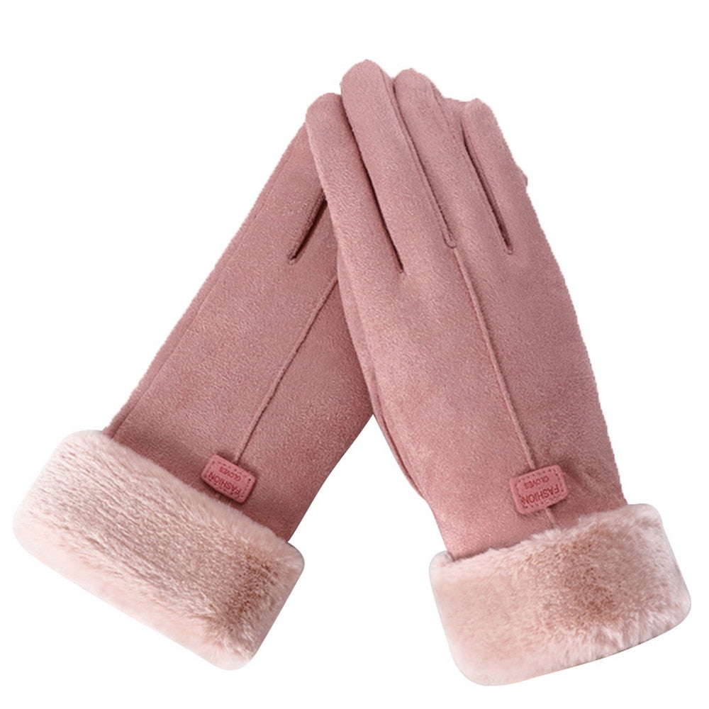 Thermal Winter Gloves with Fleece Lining and Touchscreen Fingers