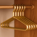 Aluminum Alloy Slimline Clothes Hangers, Set of 4, 16.5 x 7.2 in