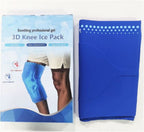 Hot and Cold Knee Therapy Wrap, 360° Contoured Gel Core