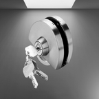 Sliding Glass Door Lock, Stainless Steel, 10–14 mm Glass