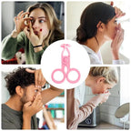 Contact Lens Insertion Aid with Silicone Lid Opener for Hard and Soft Lenses