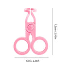 Contact Lens Insertion Aid with Silicone Lid Opener for Hard and Soft Lenses