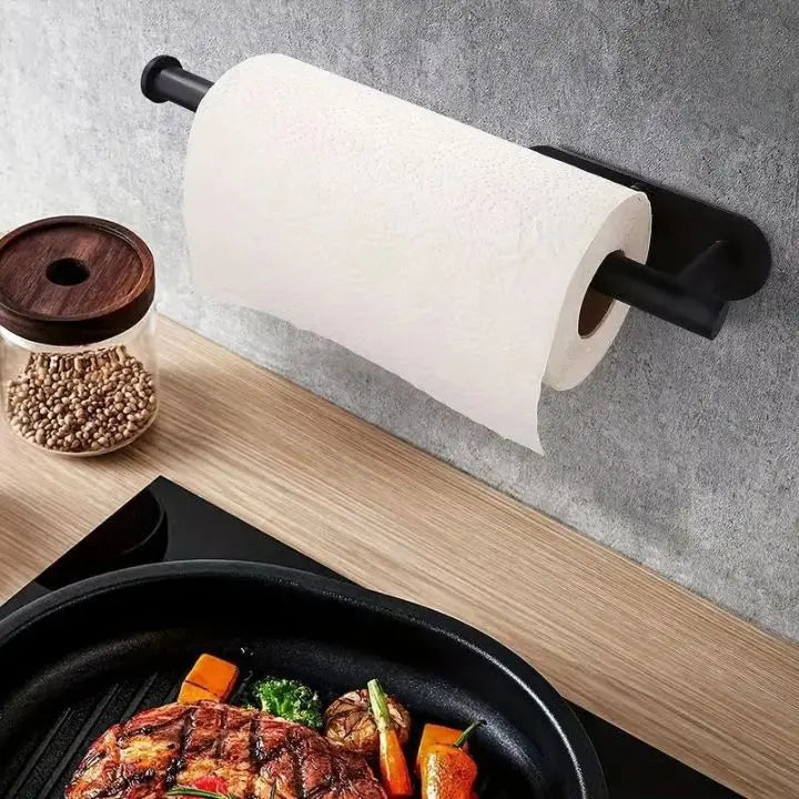 Stainless Steel Wall-Mounted Paper Towel Holder, 33 x 6 cm