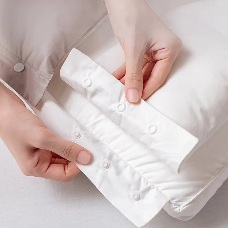 Ergonomic Detachable Double-Layer Neck Pillow for Travel