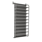 10-Tier Over-the-Door Shoe Rack, Metal and Mesh, 22 x 8.3 x 59.5 Inches