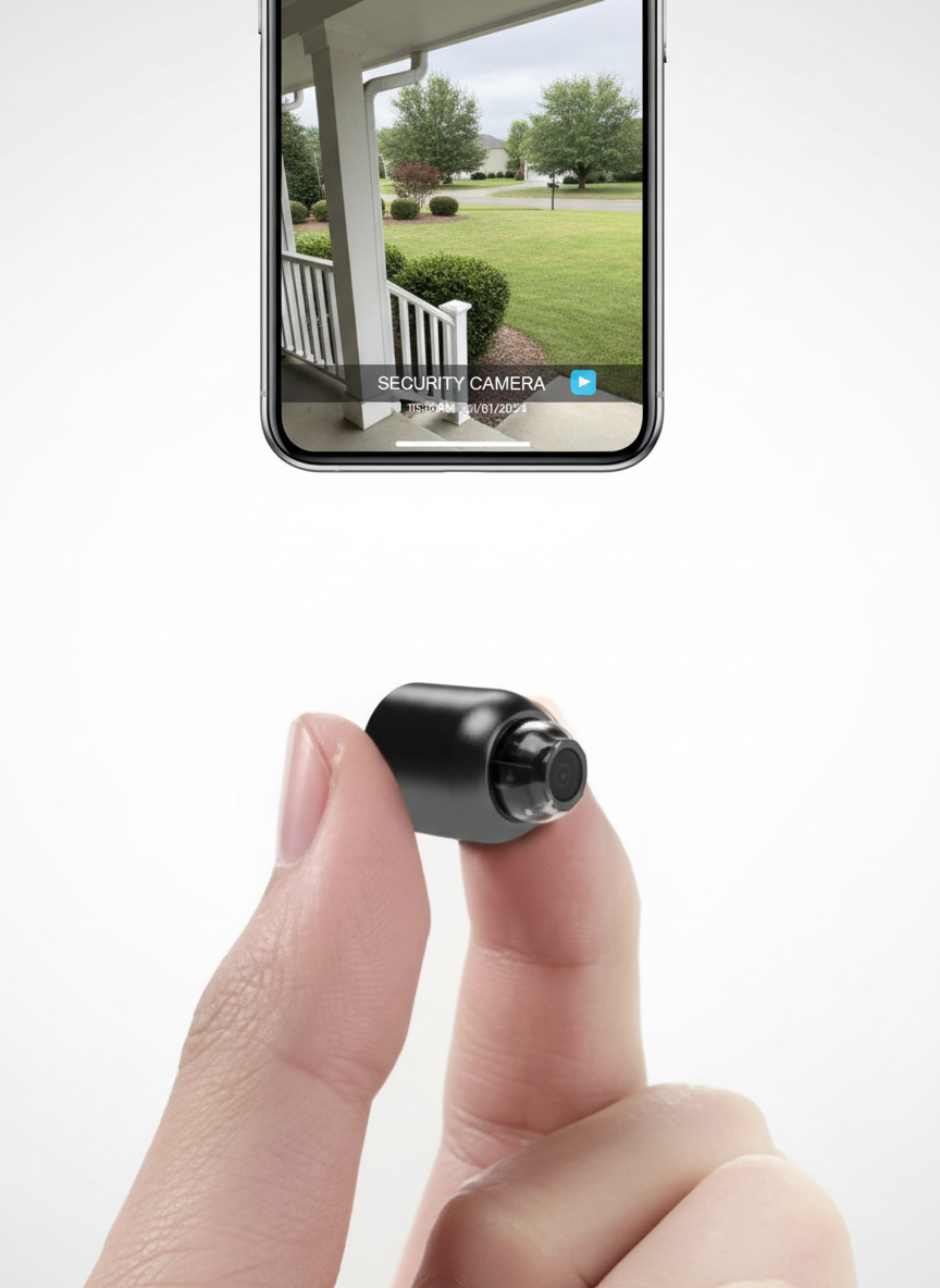 2-Pack Mini WiFi Security Cameras, 1080p, 140° Wide Angle