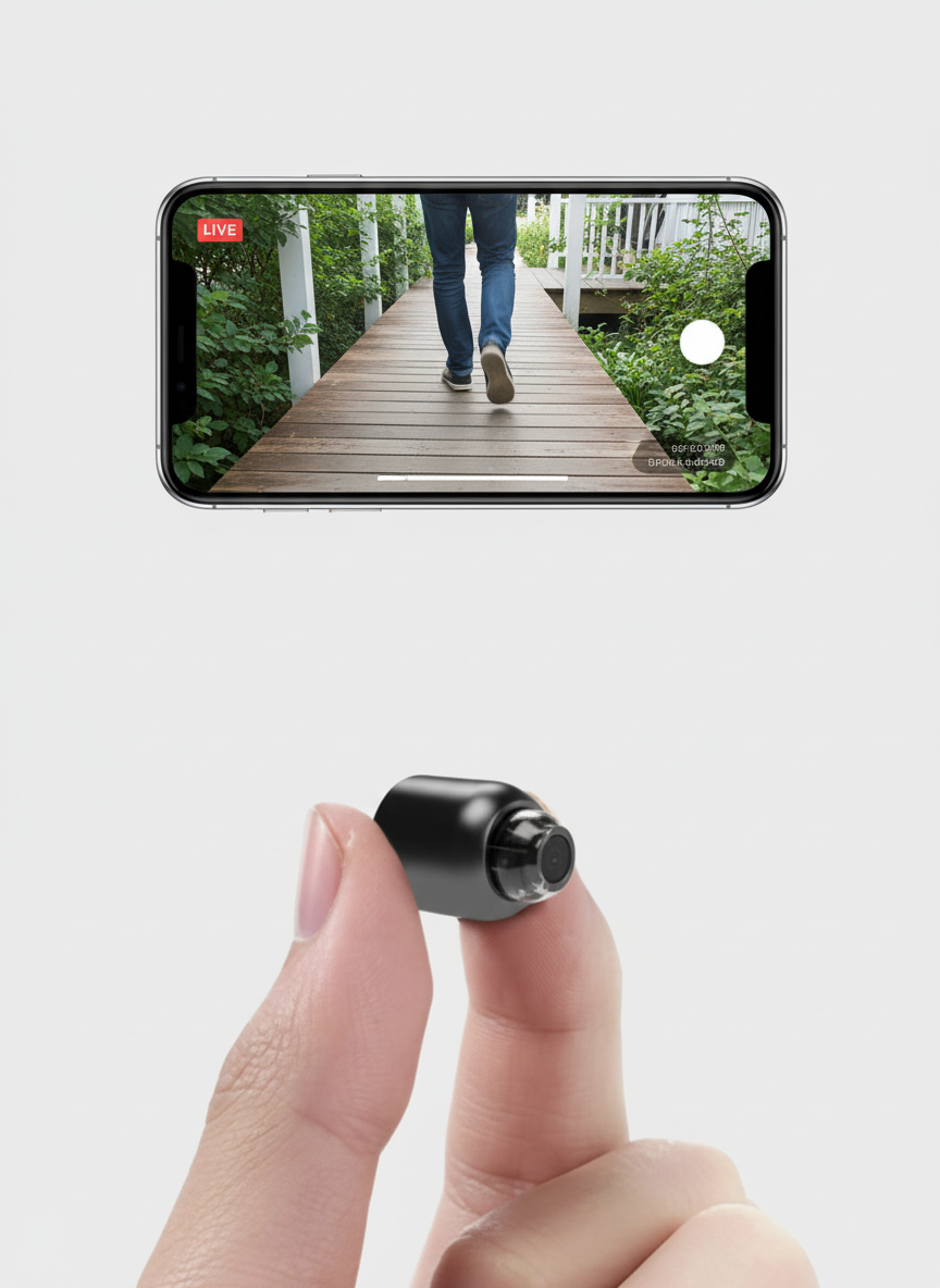 2-Pack Mini WiFi Security Cameras, 1080p, 140° Wide Angle