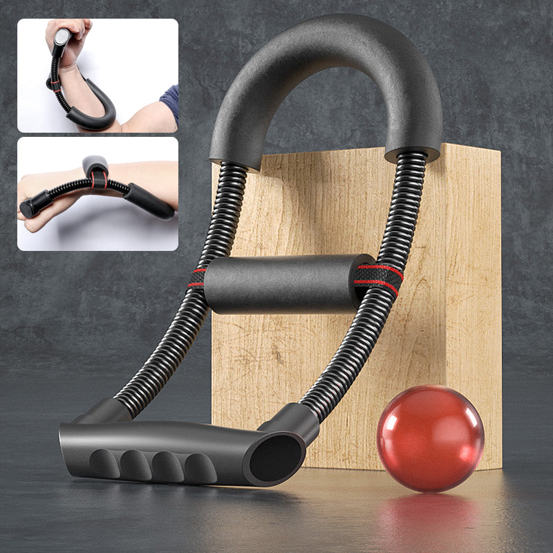 Adjustable Wrist Strengthener for Finger and Forearm Training, Black