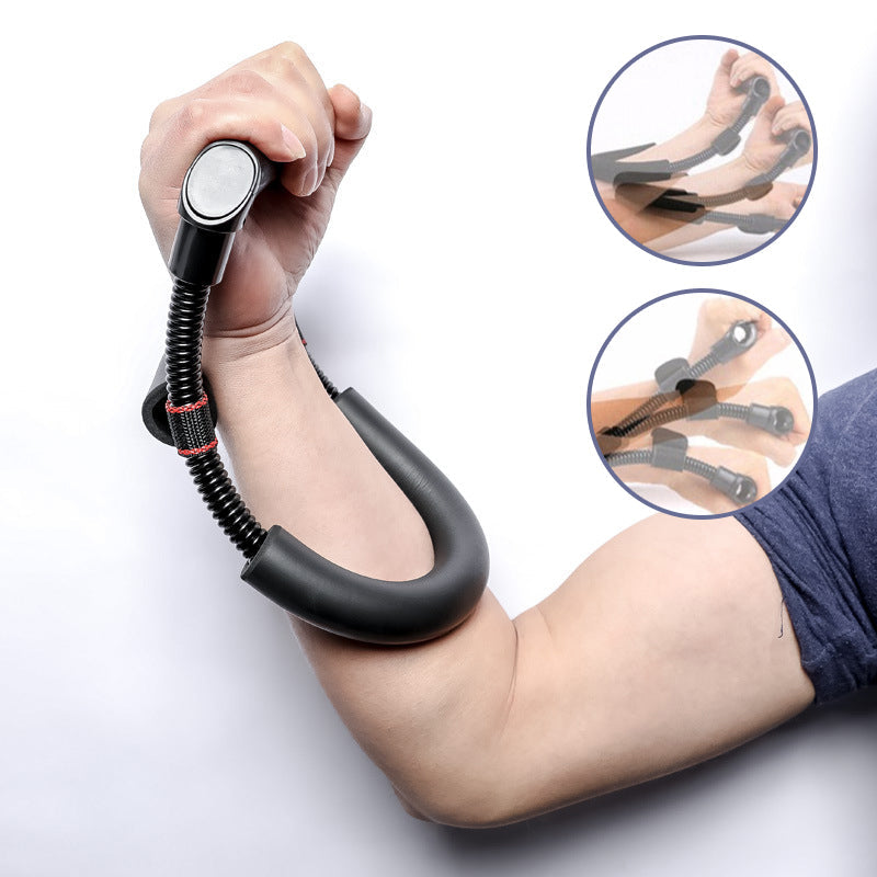 Adjustable Wrist Strengthener for Finger and Forearm Training, Black