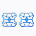 Aluminum Alloy Clipless Pedal Adapters Without Clips, 90 × 90mm, Pair