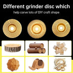 3-in-1 Tungsten Carbide Woodworking Grinding Disc Set, 100 mm