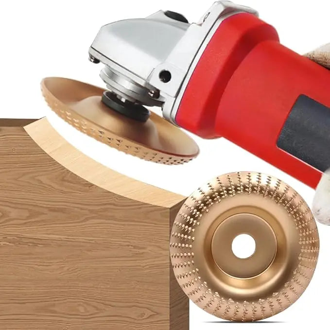 3-in-1 Tungsten Carbide Woodworking Grinding Disc Set, 100 mm