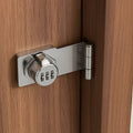 Keyless Combination Door Lock, Zinc Alloy, 9.7 x 4.6 x 2.7 cm