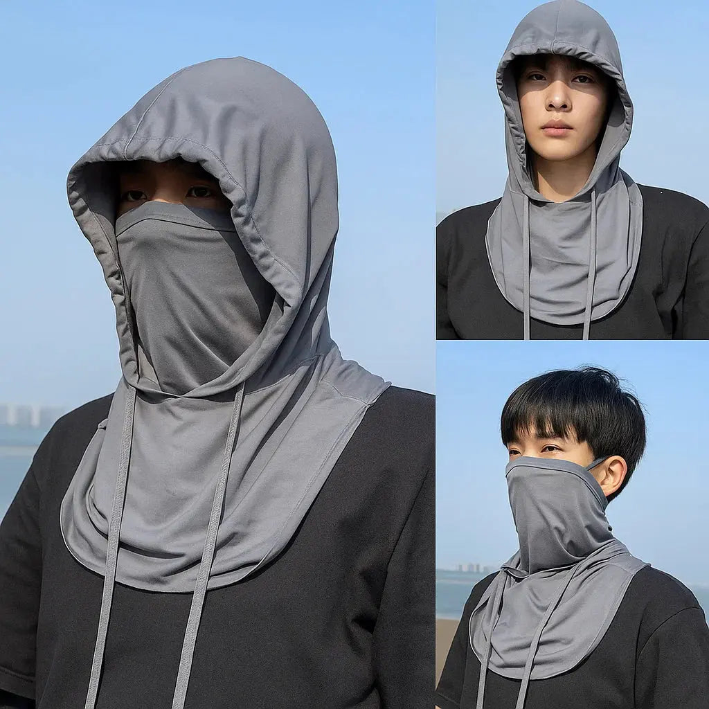 Multifunction Ice Silk Balaclava, 17.5 x 10 cm, Unisex