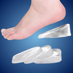 Silicone Gel Heel Lifts, Adjustable Height Inserts for Footwear