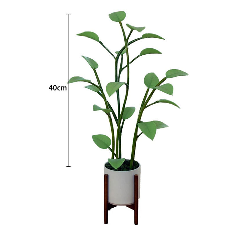Luminous Bloom LED Plant-Shaped Color-Cycling Lamp, ABS, 110V, 0-5W