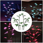 Luminous Bloom LED Plant-Shaped Color-Cycling Lamp, ABS, 110V, 0-5W