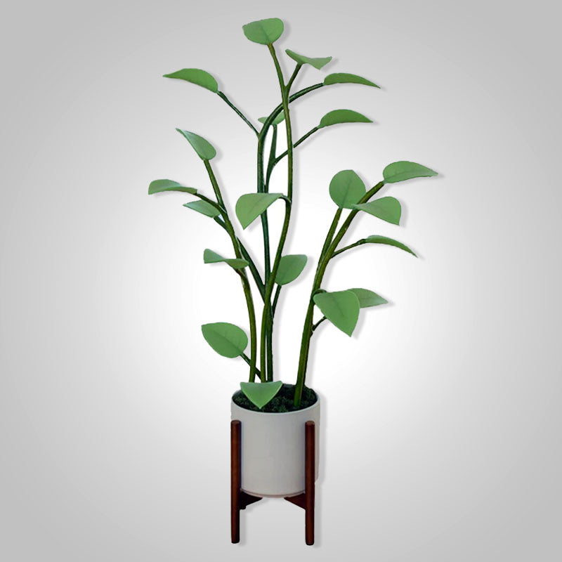Luminous Bloom LED Plant-Shaped Color-Cycling Lamp, ABS, 110V, 0-5W
