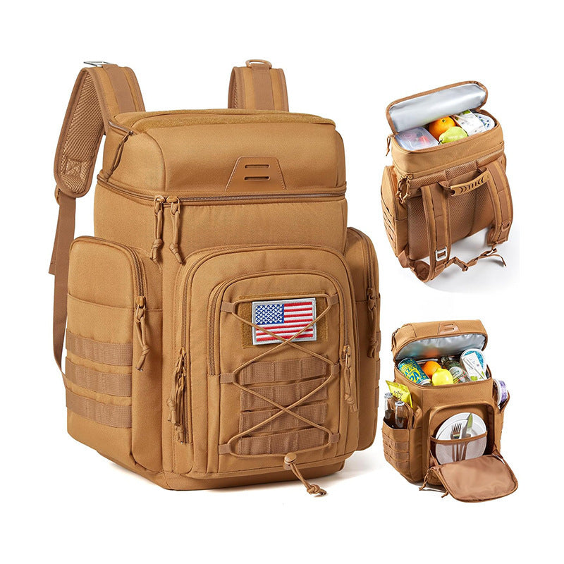 Insulated Tactical Cooler Backpack with MOLLE Webbing