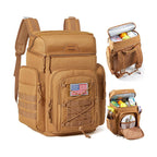 Insulated Tactical Cooler Backpack with MOLLE Webbing