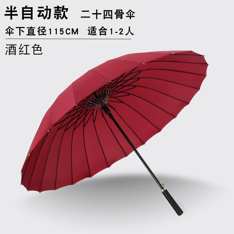Women’s Classic Folding Rain Umbrella with Ergonomic Handle