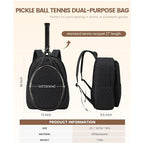 Tennis Backpack with Insulated Compartments and Multiple Pockets